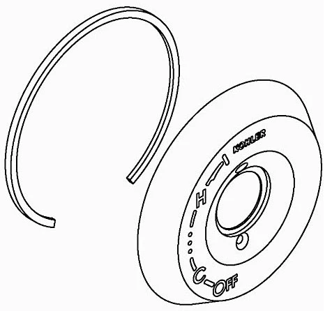 KOHLER K-1006784-G Escutcheon Assembly