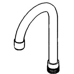 Moen 104432 5 - 3/4" Swivel Gooseneck Spout