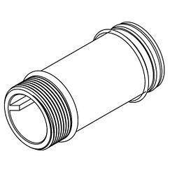 Moen 104507 2-1/2" Sloan-Moen Style Supply Extension Nipple