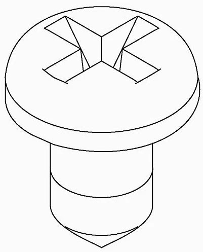 KOHLER K-1049033-D Screw, 6-20 X .25  Cr Pan Hd Tap S