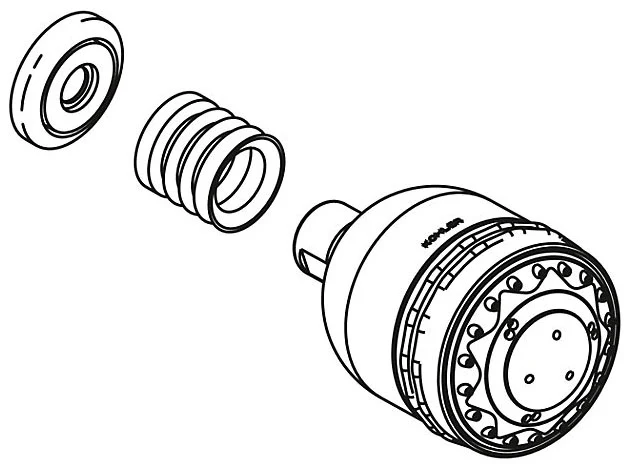 KOHLER K-1063062-BN Assembly, Invigorating Bodyspray