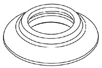 KOHLER K-1063740-CP Escutcheon, Handle