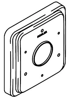 KOHLER K-1065639-BN Escutcheon, Transfer Valve