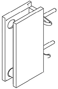 KOHLER K-1067115-BN Wall Bracket Service Kit - Bl, Tr