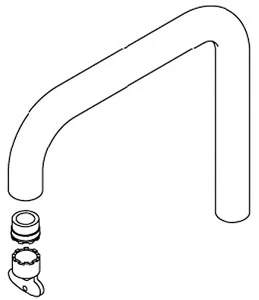 KOHLER K-1074276-VS Spout Kit
