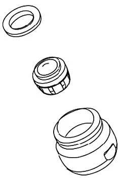 KOHLER K-1103463-BN Aerator Kit, 1.5 Gpm
