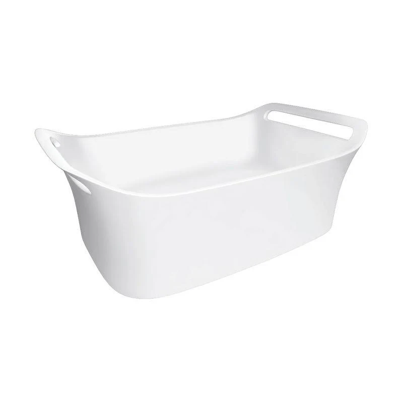 Axor 11300000 Urquiola Oval Vessel Bathroom Sink with Integrated Towel Holders