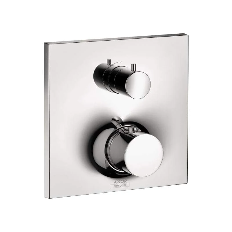 Axor 18745001 Massaud Thermostatic Valve Trim with Integrated Volume Control Less Valve