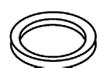 KOHLER K-20504 Gasket, 1 X 1 1/8