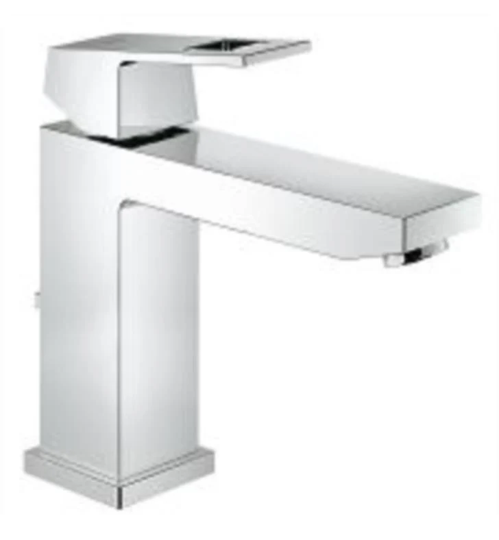 Grohe 23445000 Eurocube Single Handle Deck Mounted Bathroom Faucet