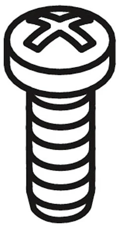 KOHLER K-24007-CP Screw 8-32 X .25
