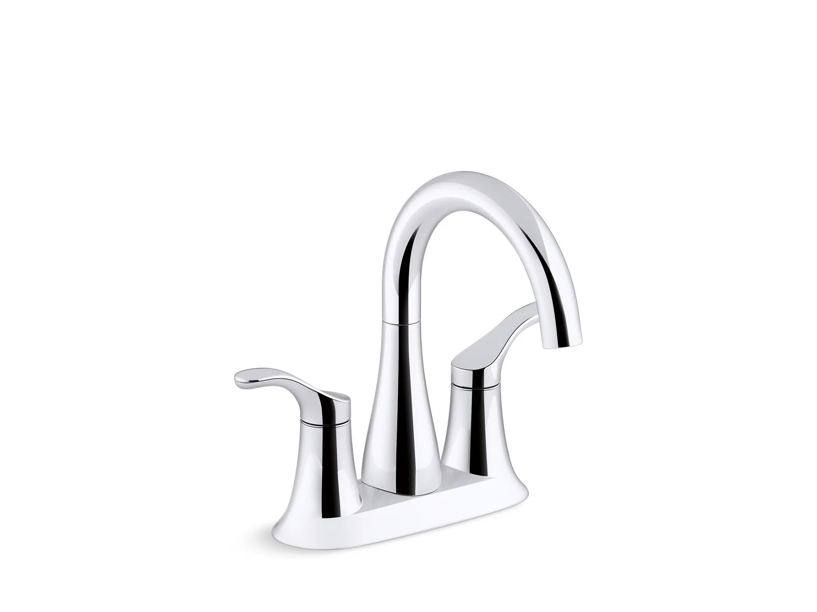 KOHLER K-27388-4N Simplice Centerset bathroom sink faucet, 0.5 gpm - Image 3