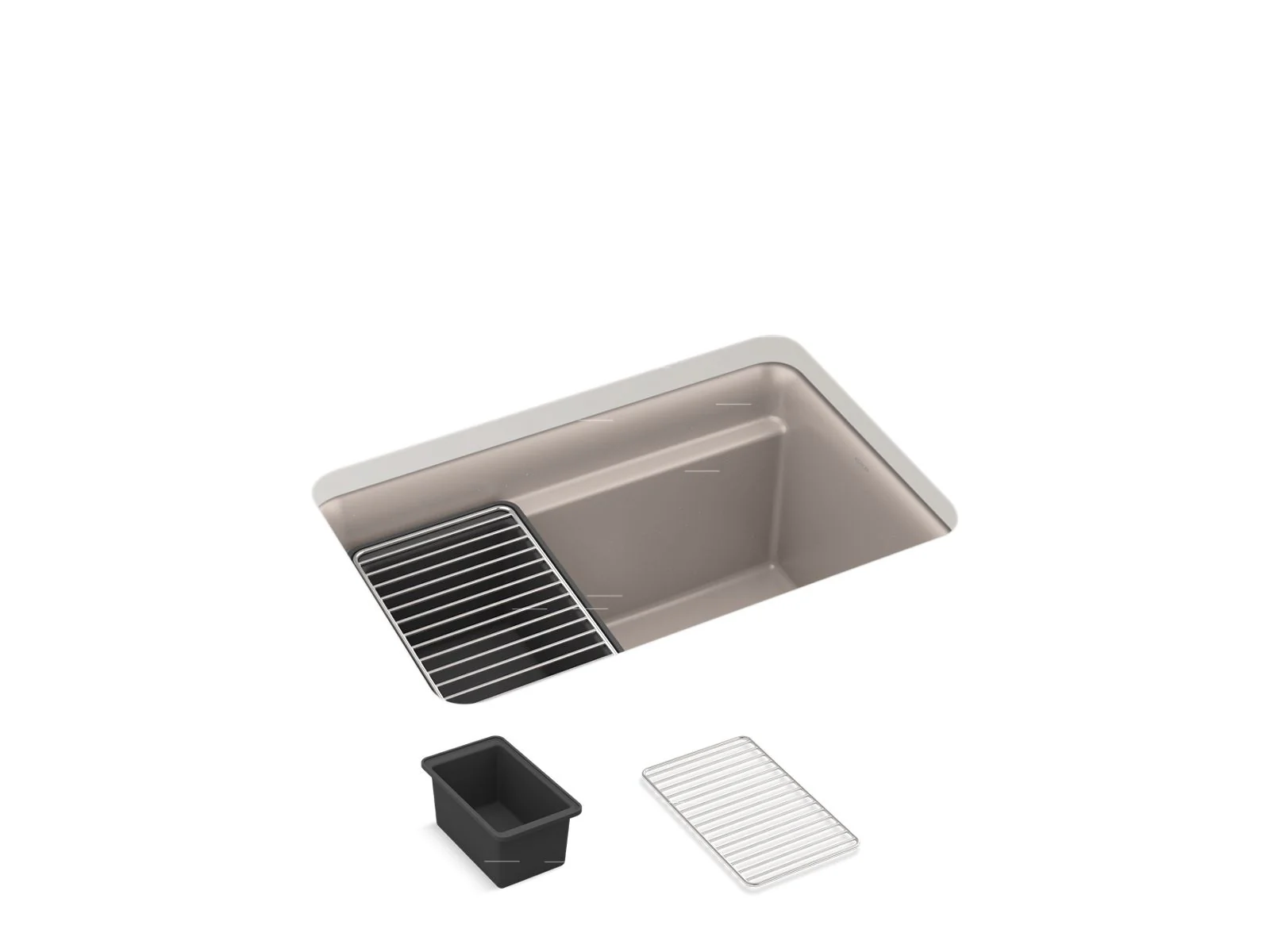 KOHLER K-27787 Cairn 27-1/2" undermount single-bowl utility sink - Image 3
