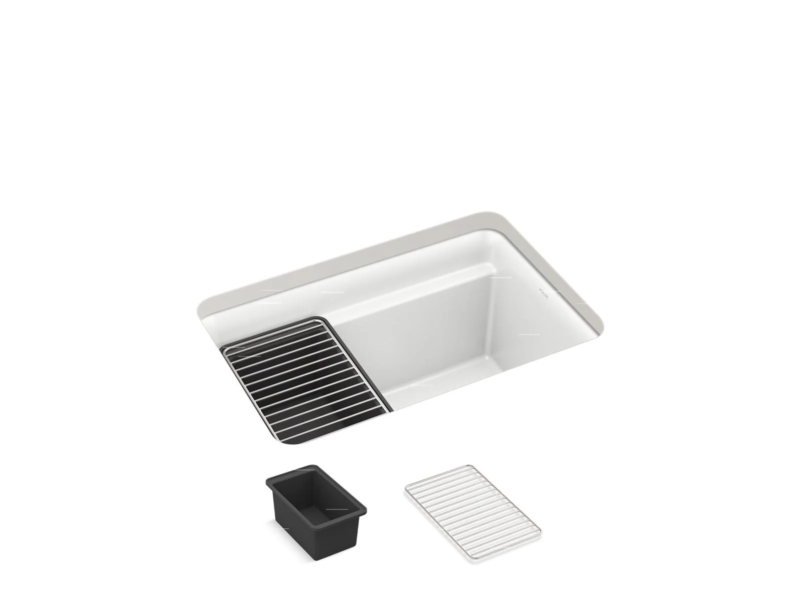 KOHLER K-27787 Cairn 27-1/2" undermount single-bowl utility sink - Image 5