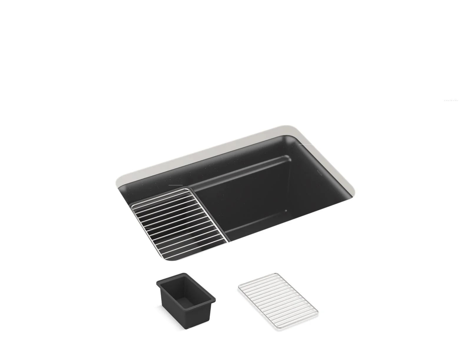 KOHLER K-27787 Cairn 27-1/2" undermount single-bowl utility sink - Image 6