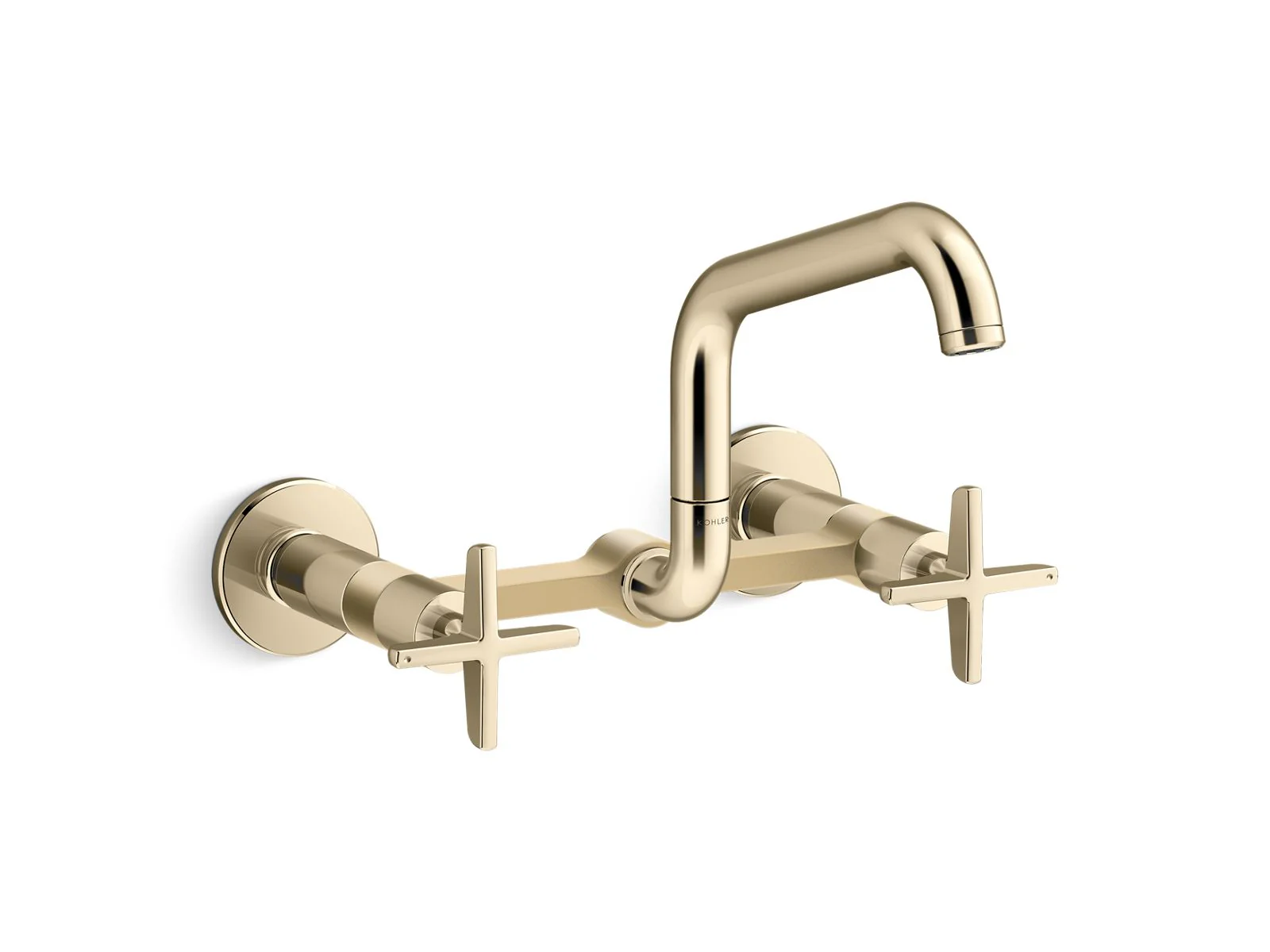KOHLER K-28666-3 Billet Two-hole wall-mount bridge kitchen sink faucet - Image 2