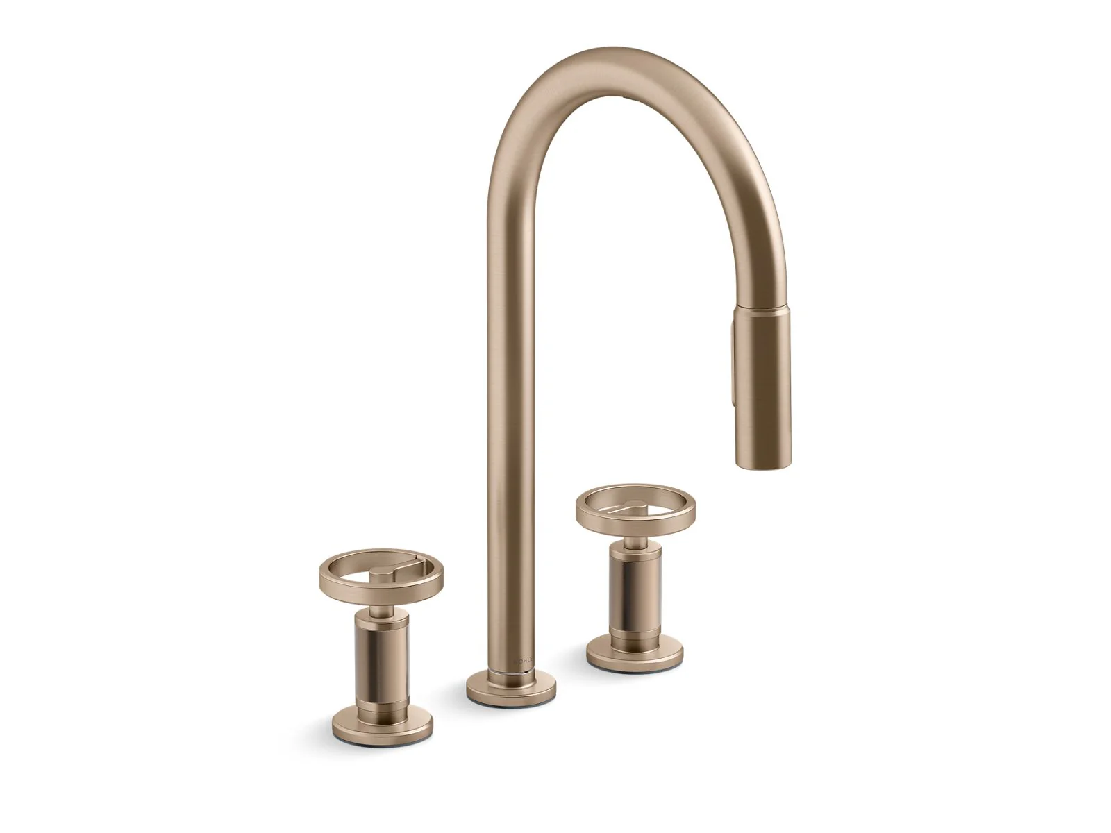 KOHLER K-28671-9 Billet Pull-down kitchen sink faucet with two-function sprayhead - Image 5