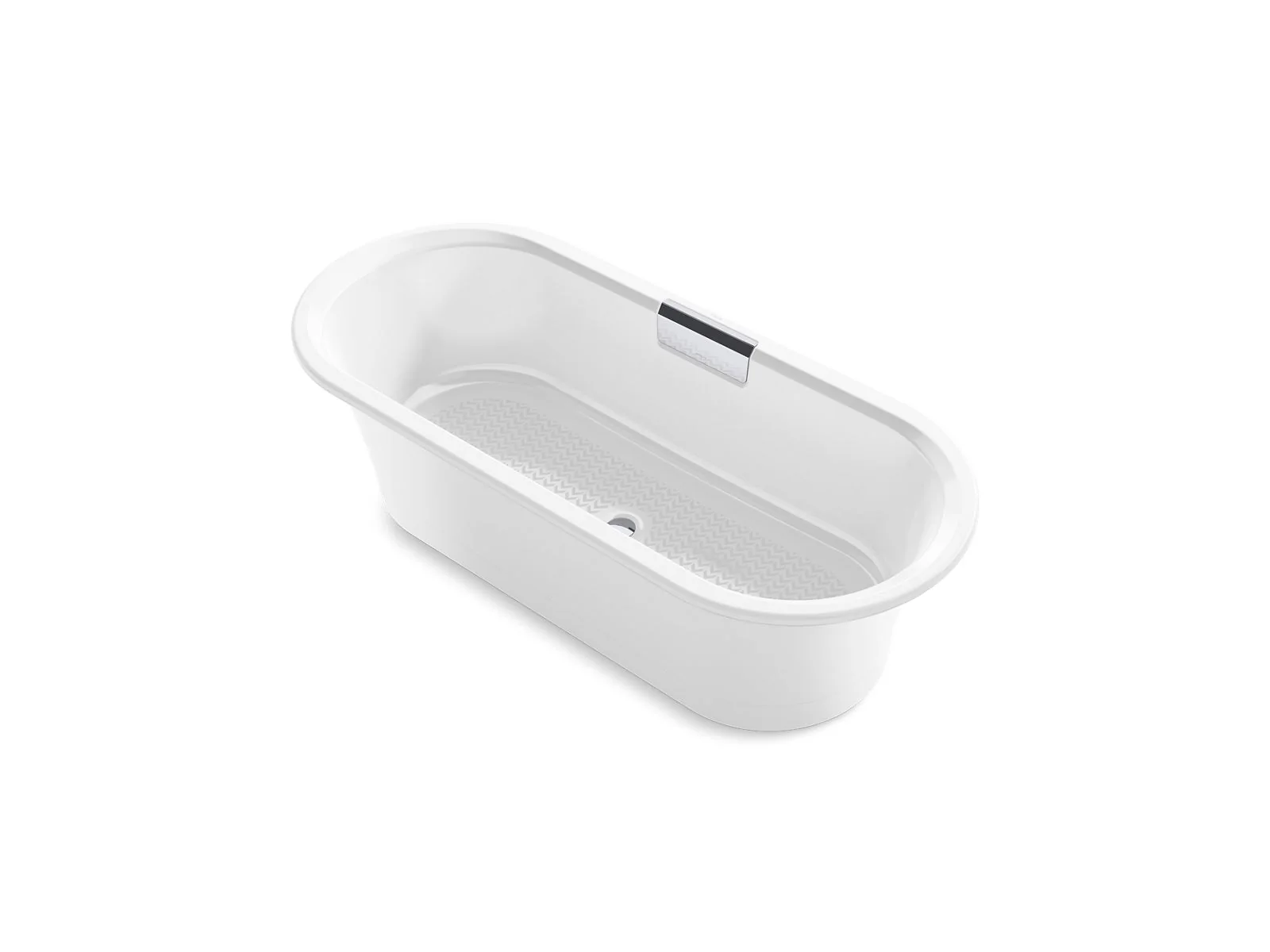 KOHLER K-29330-0 Volute 70-7/8" x 30-3/8" freestanding bath with base