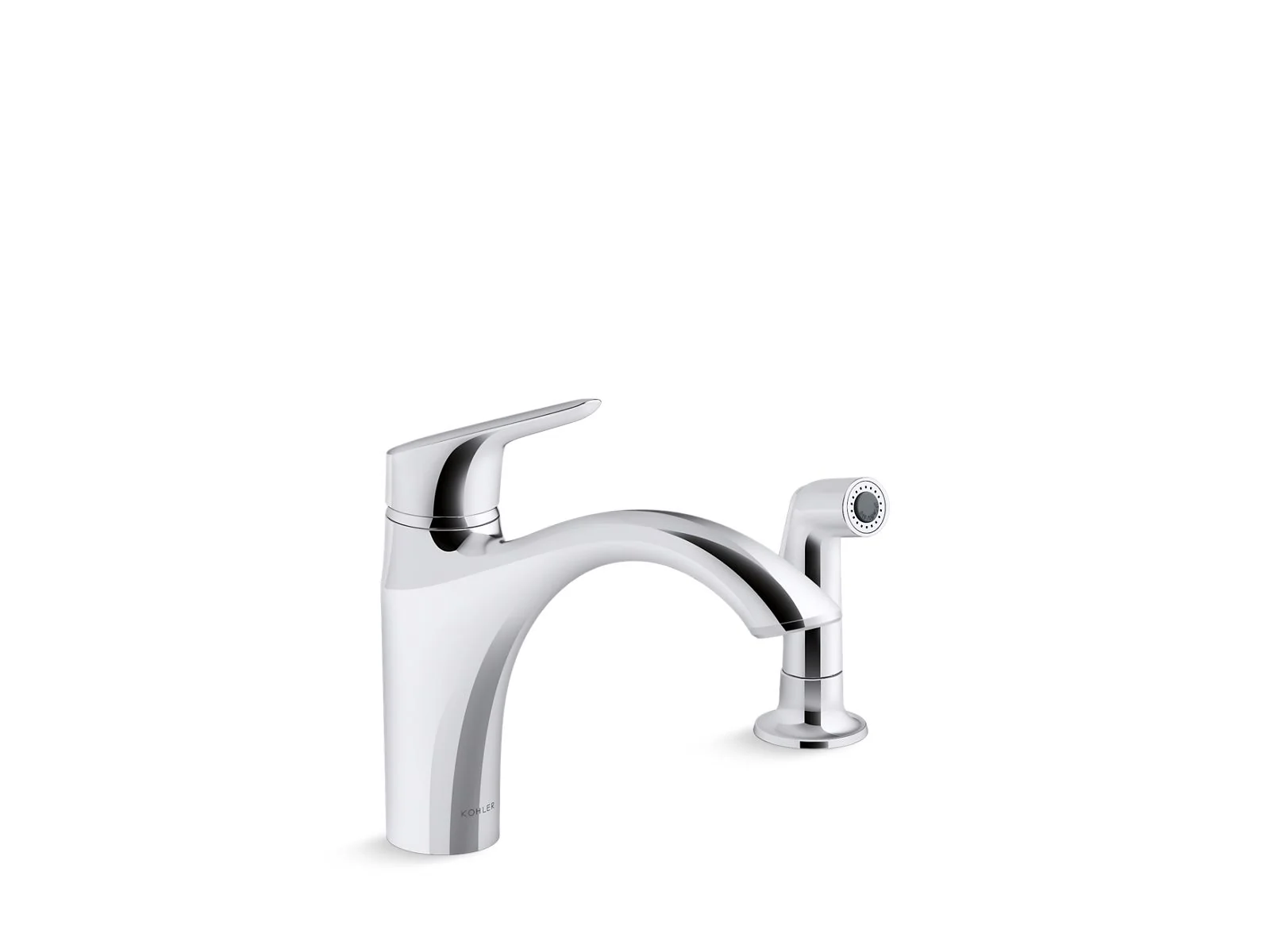 KOHLER K-30471 Rival Single-handle kitchen sink faucet with side sprayer - Image 2