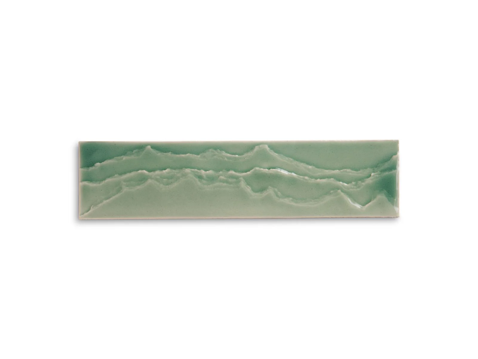 KOHLER K-32624 Landshapes 3" x 12" feature tile produced by the KOHLER WasteLAB