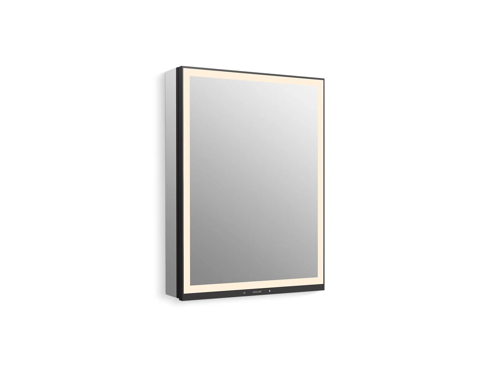 KOHLER K-33690-R Collage 24" x 32" lighted framed medicine cabinet, right-hinged