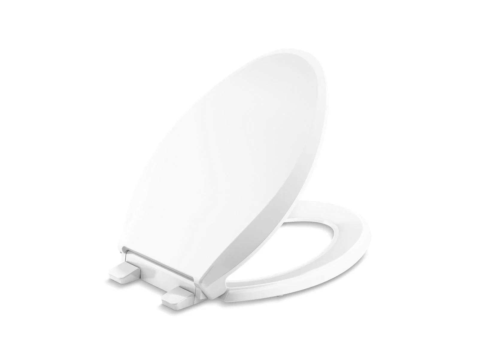 KOHLER K-35584 Cachet Recycled ReadyLatch Quiet-Close elongated toilet seat
