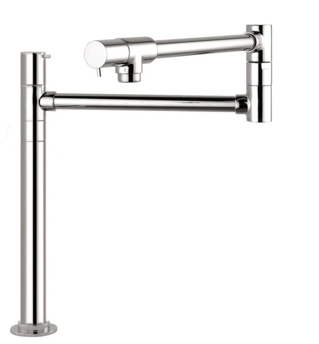 Hansgrohe 04058000 Talis S Pot Filler Faucet Deck Mounted with Metal Lever Handles in Chrome