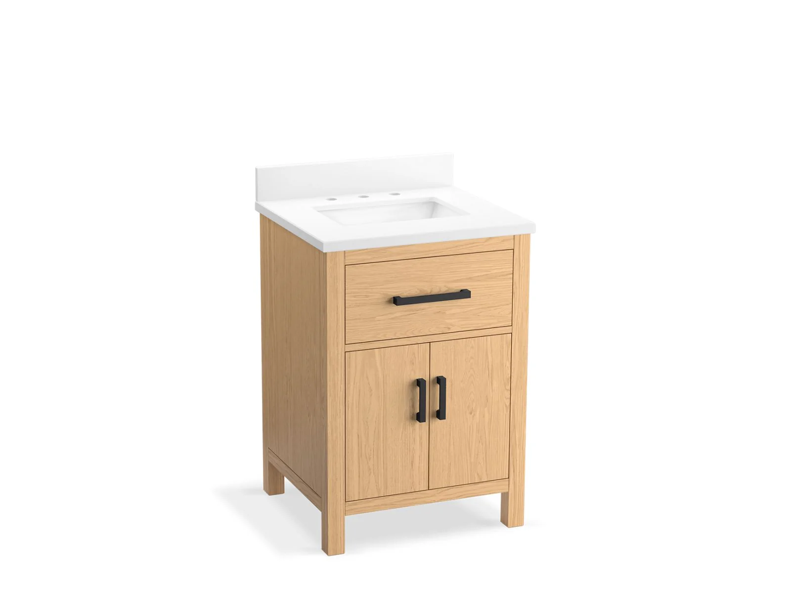 KOHLER K-40637-BD1 Kresla 24" bathroom vanity cabinet with sink and quartz top - Image 4