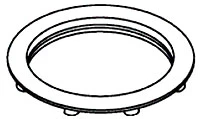 KOHLER K-43072 Nut, 3.187-16Ns-2B