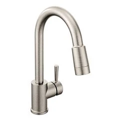 Moen One-Handle Pulldown Kitchen Faucet - Image 2