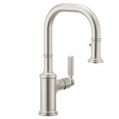 Moen One-Handle Pulldown Bar Faucet - Image 4
