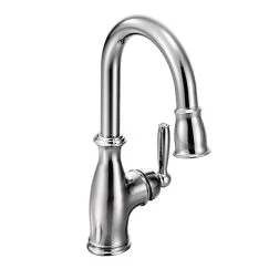 Moen 5985 Brantford One Handle High Arc Pulldown Bar Faucet