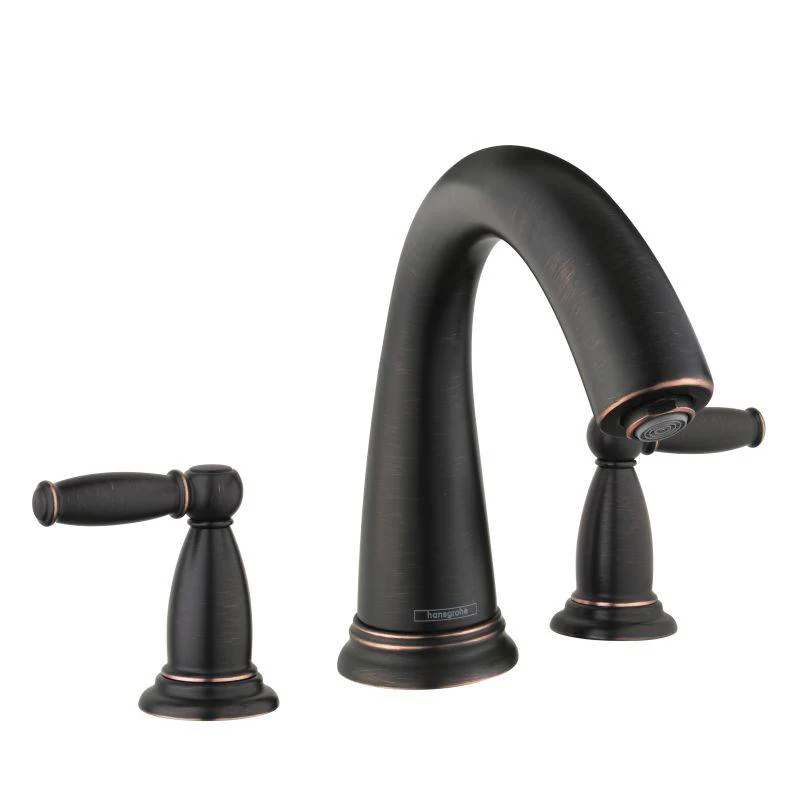 Hansgrohe 06120000 Swing C 3-Hole Roman Tub Set Trim with Lever Handle in Chrome - Image 3