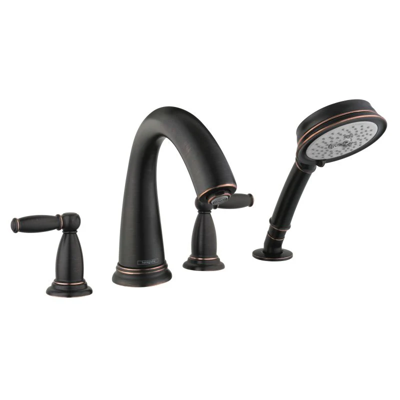 Hansgrohe 06123000 Swing C 4-Hole Roman Tub Set Trim with Lever Handle in Chrome - Image 3