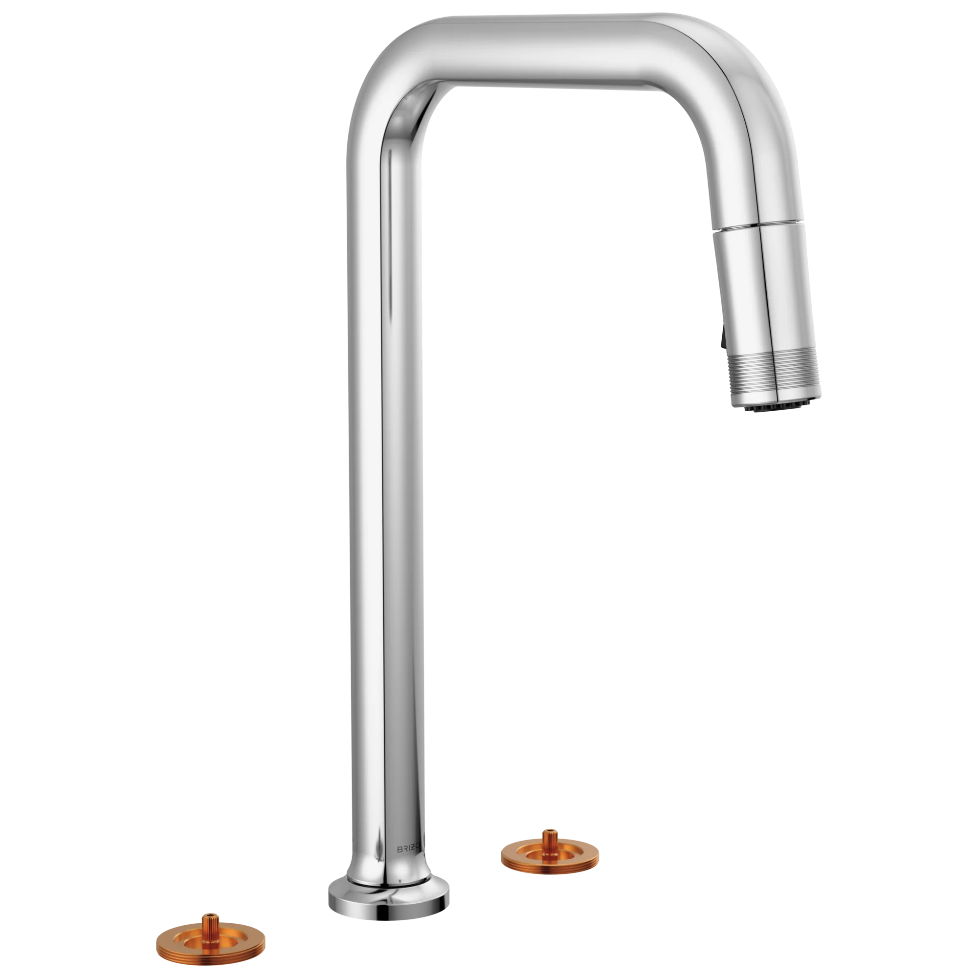 Brizo Kintsu: Widespread Pull-Down Faucet with Square Spout - Less Handles - Image 3
