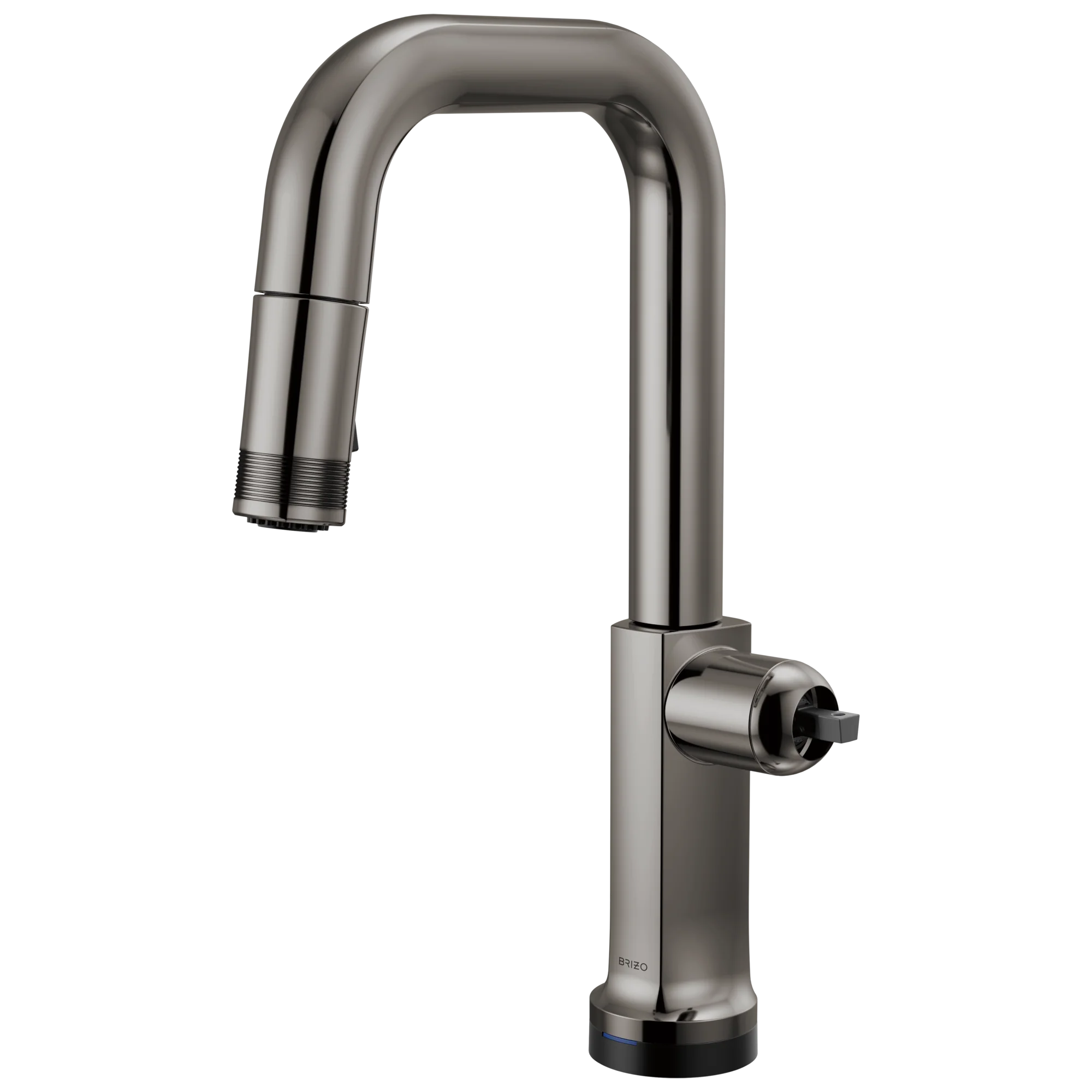 Brizo Kintsu: SmartTouch Pull-Down Prep Faucet with Square Spout - Less Handle