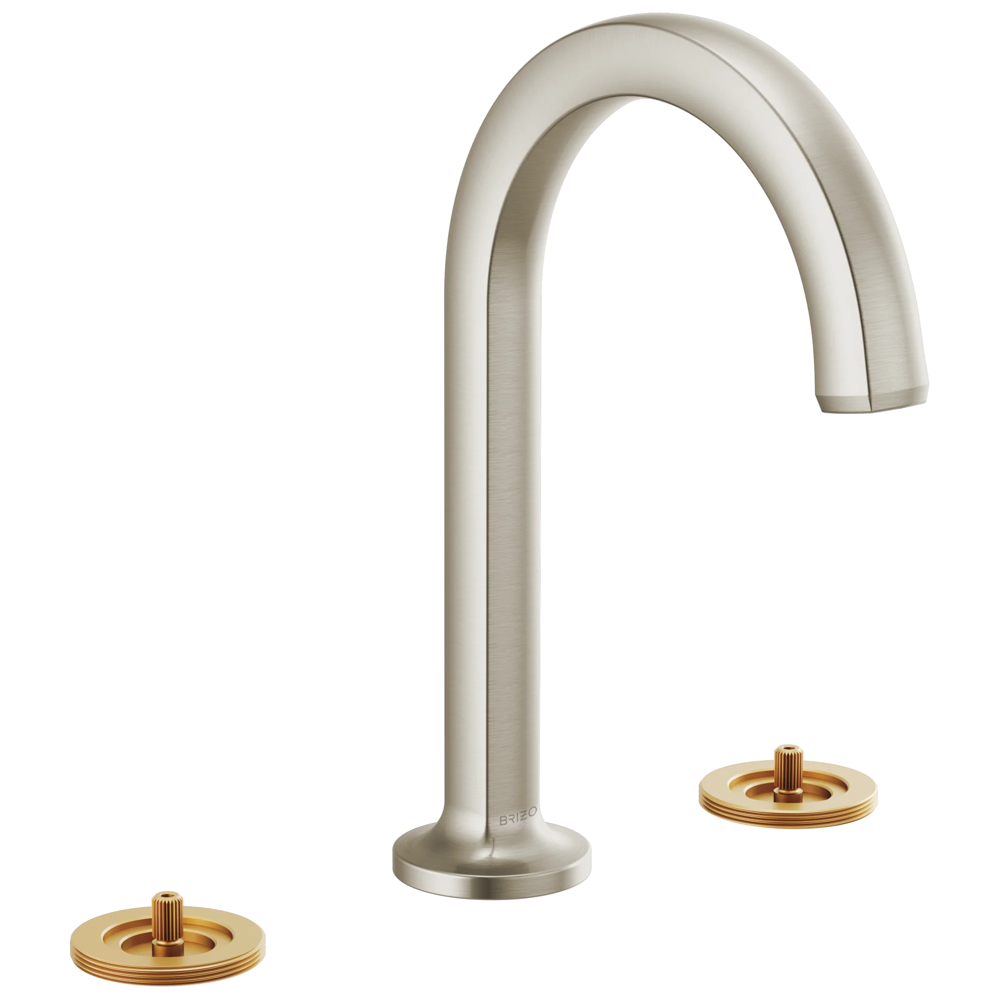 Brizo Kintsu: Widespread Lavatory Faucet with Arc Spout - Less Handles 1.5 GPM - Image 3