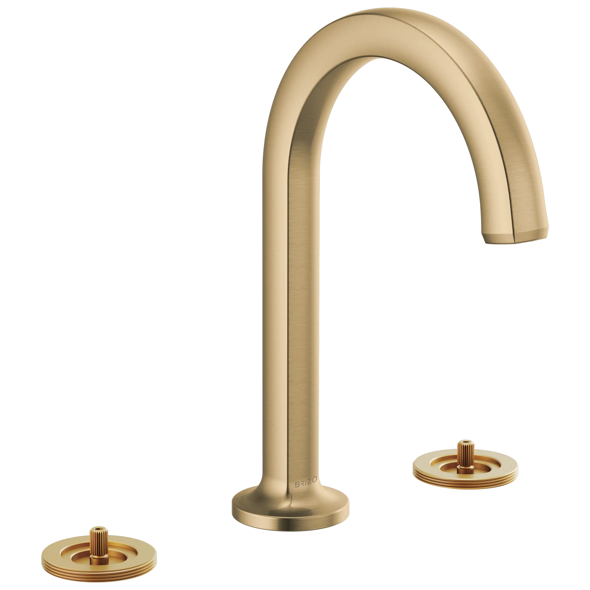 Brizo Kintsu: Widespread Lavatory Faucet with Arc Spout - Less Handles 1.2 GPM - Image 2