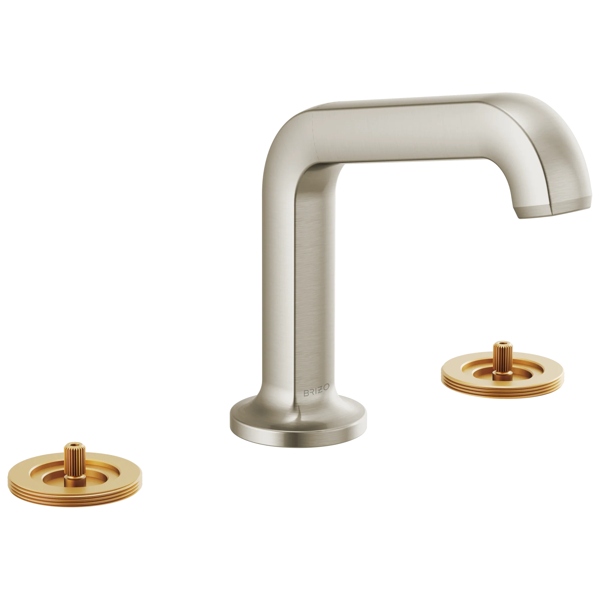 Brizo Kintsu: Widespread Lavatory Faucet with Angled Spout - Less Handles 1.5 GPM - Image 3