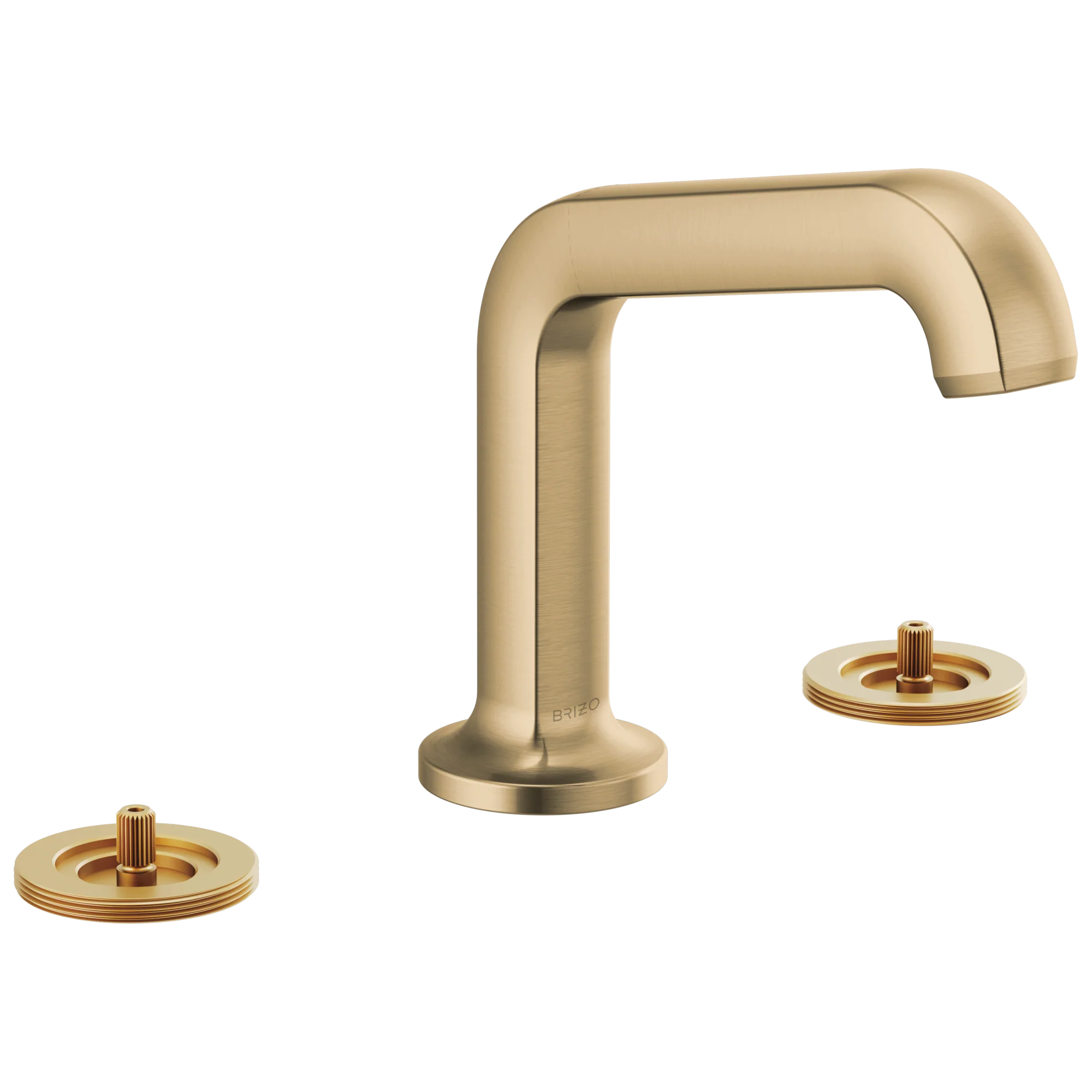 Brizo Kintsu: Widespread Lavatory Faucet with Arc Spout - Less Handles 1.2 GPM - Image 2
