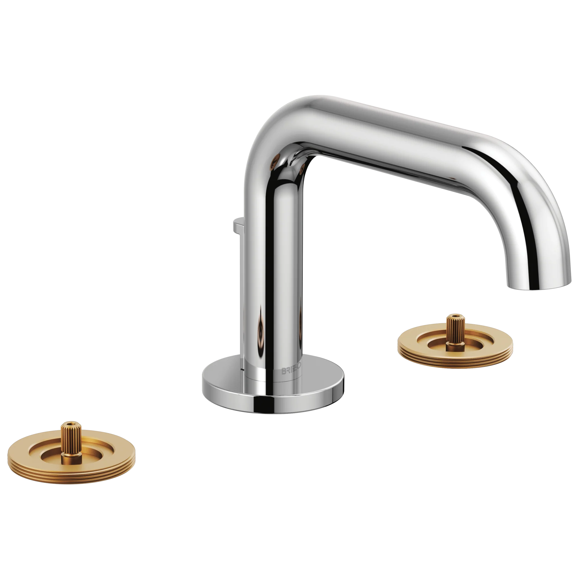 Brizo Litze: Widespread Lavatory Faucet with Low Spout - Less Handles 1.2 GPM - Image 3