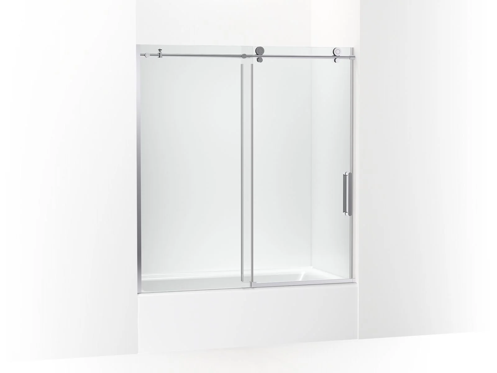 KOHLER K-701694-L Composed 62" H sliding bath door with 3/8"-thick glass - Image 3