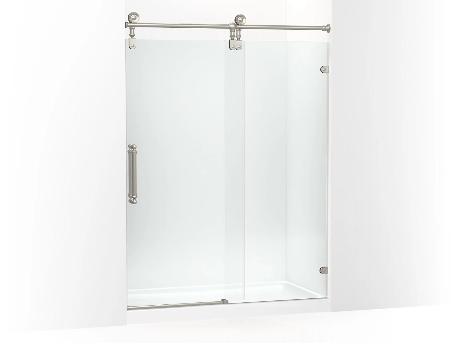 KOHLER K-701724-10L Artifacts 80-7/8" H sliding shower door with 3/8"-thick glass - Image 2