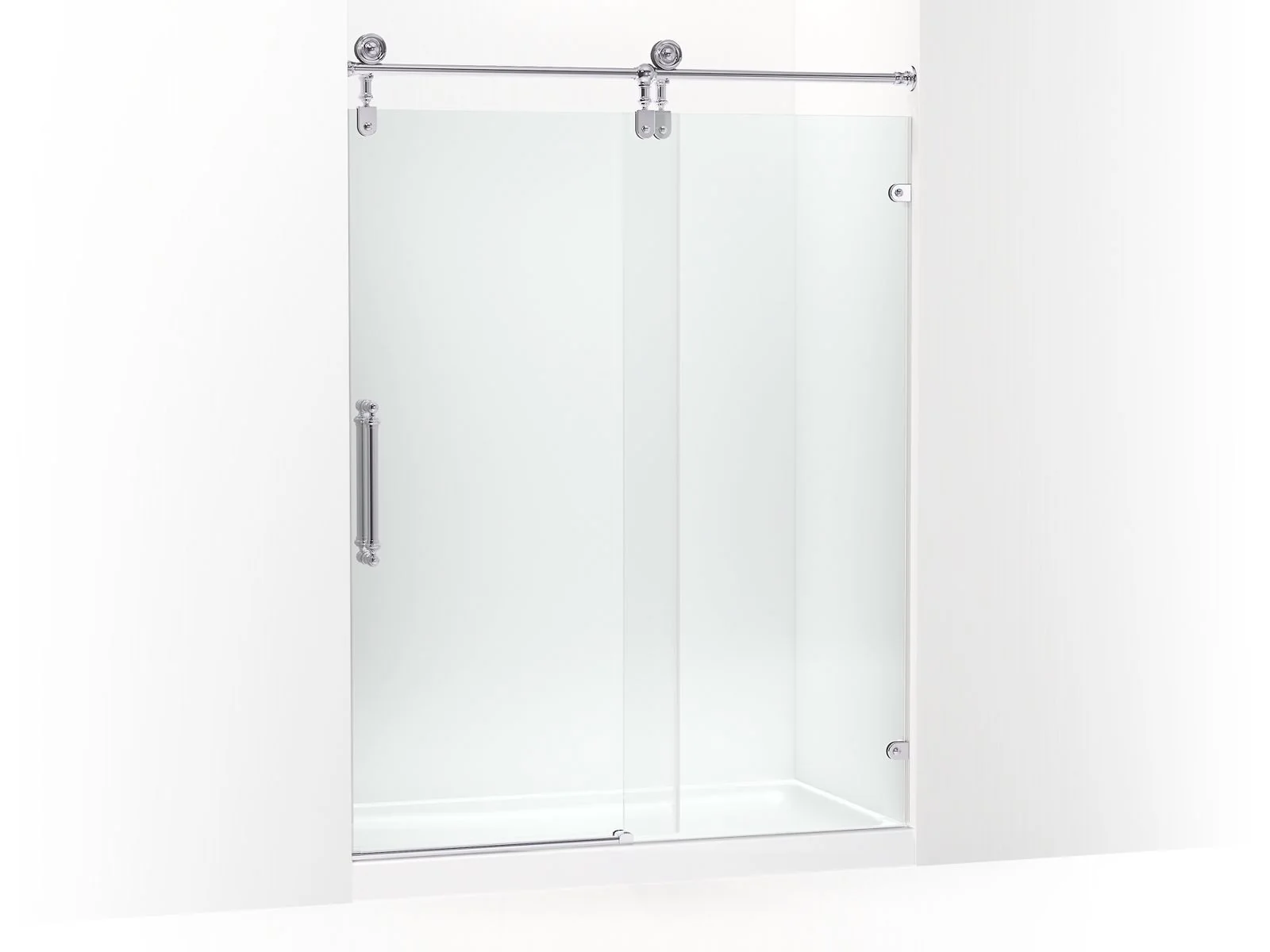KOHLER K-701724-10L Artifacts 80-7/8" H sliding shower door with 3/8"-thick glass - Image 3
