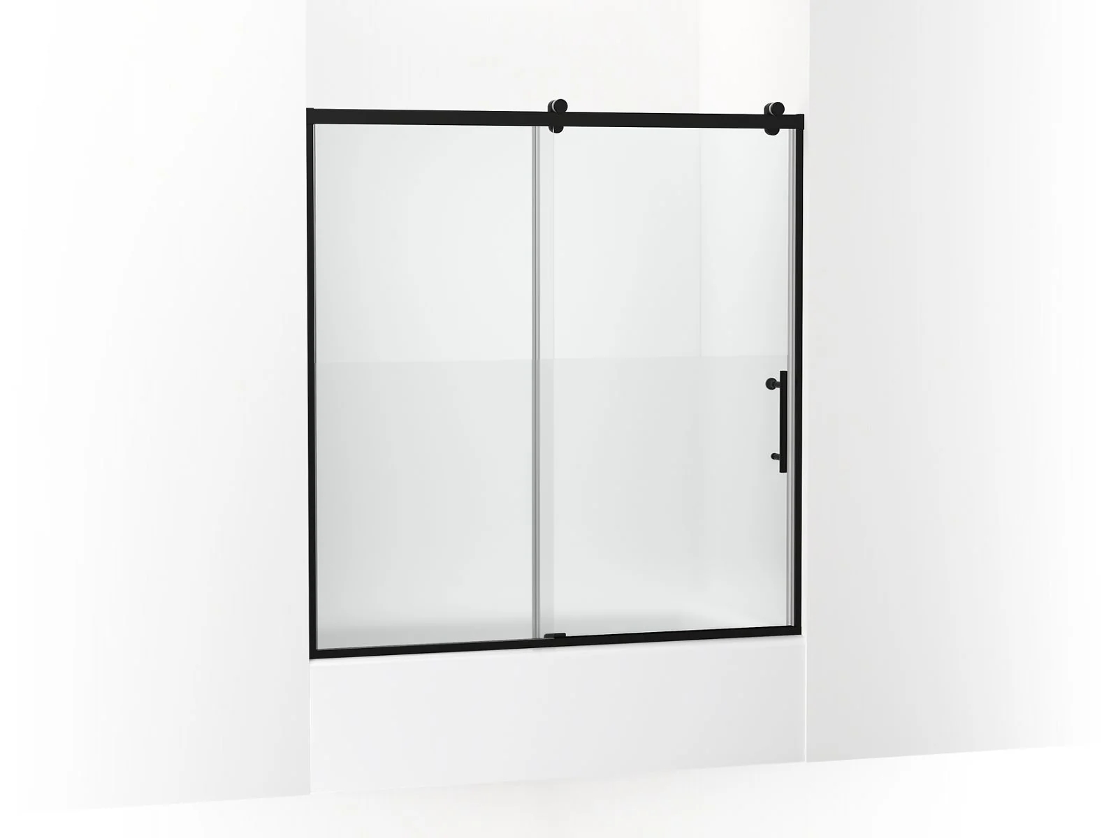 KOHLER K-702253-10G81 Rely 62-1/2" H sliding bath door with 3/8"-thick glass - Image 2