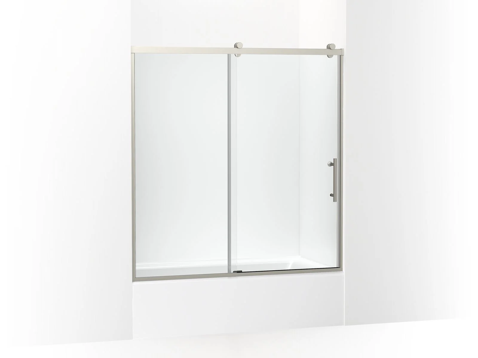 KOHLER K-702253-10L Rely 62-1/2" H sliding bath door with 3/8"-thick glass - Image 3