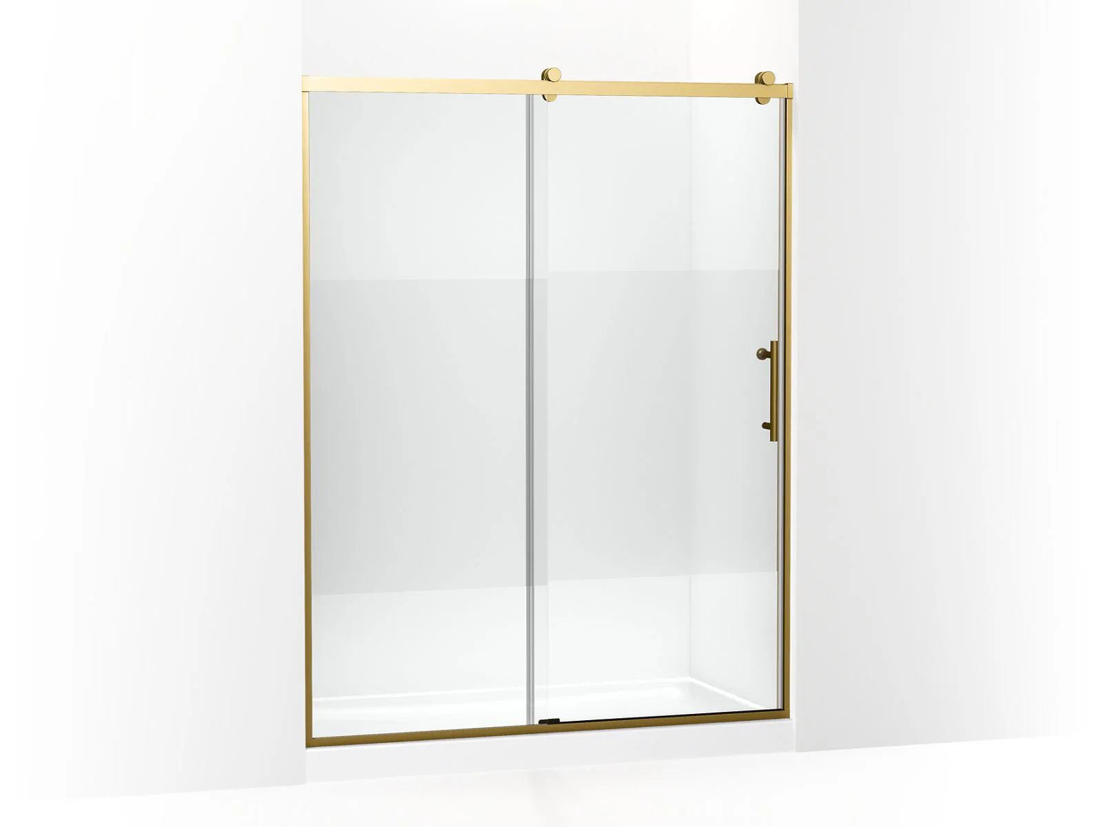 KOHLER K-702256-10G81 Rely 77" H sliding shower door with 3/8"-thick glass