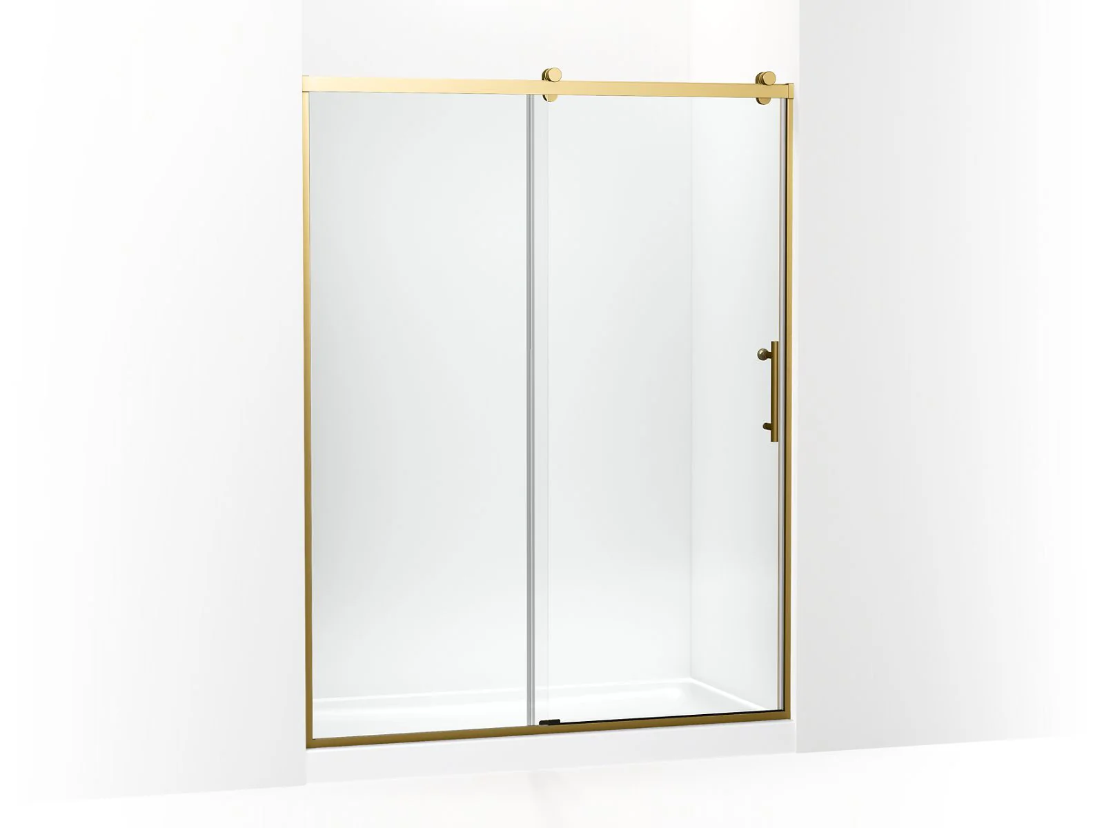 KOHLER K-702256-10L Rely 77" H sliding shower door with 3/8"-thick glass