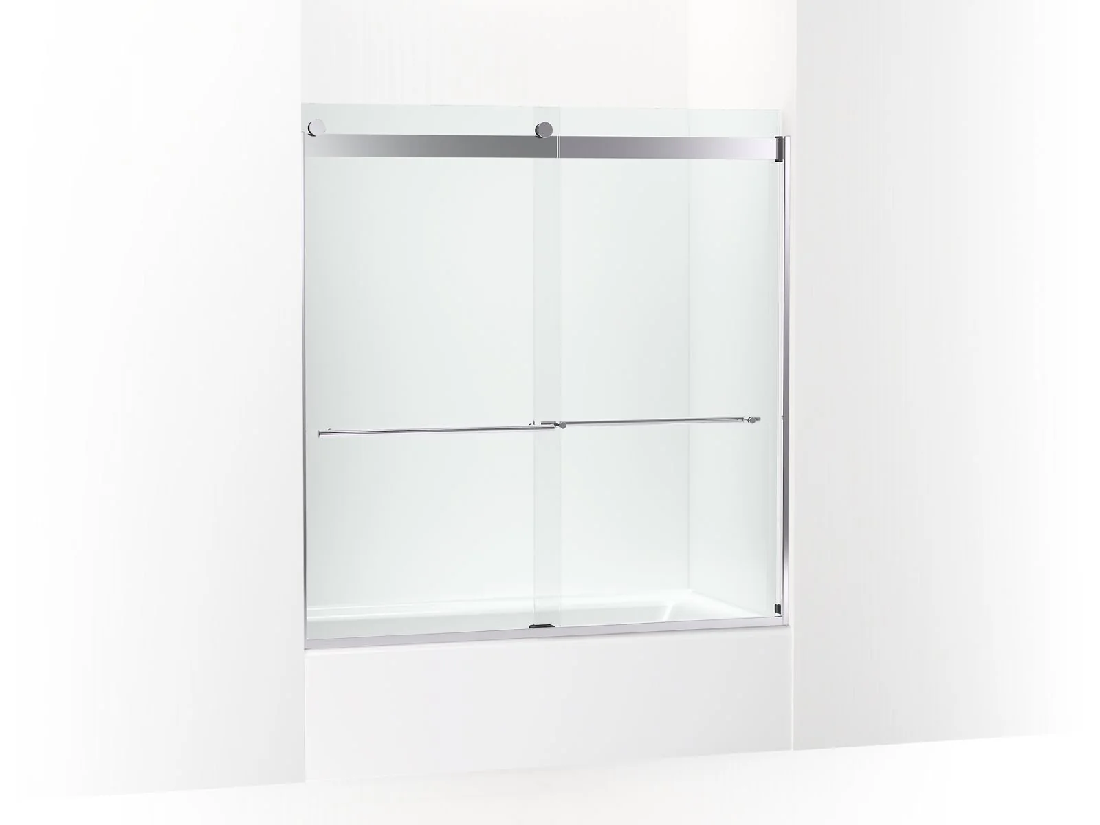 KOHLER K-702426-L Levity 61-9/16" H sliding bath door with 3/8"-thick glass - Image 4