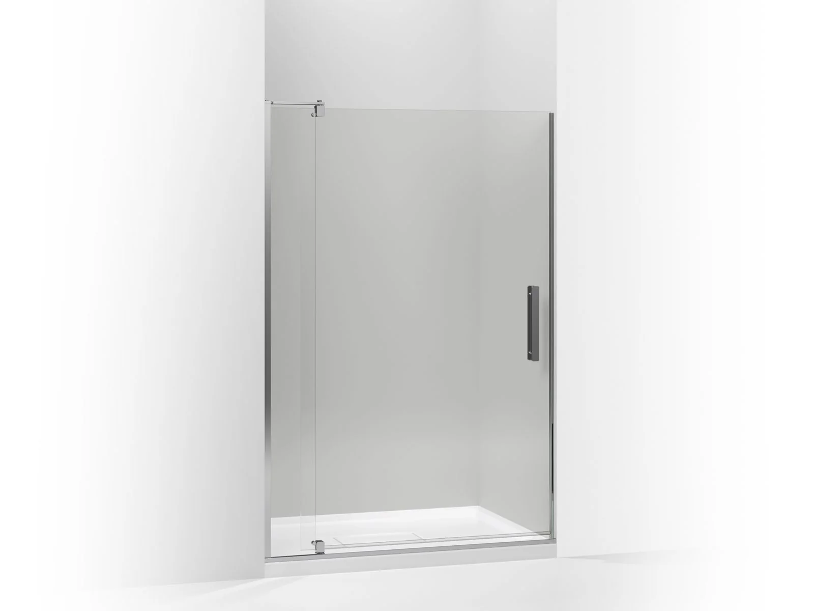 KOHLER K-707556-L Revel Pivot shower door, 74" H x 43-1/8 - 48" W, with 5/16" thick Crystal Clear glass - Image 3